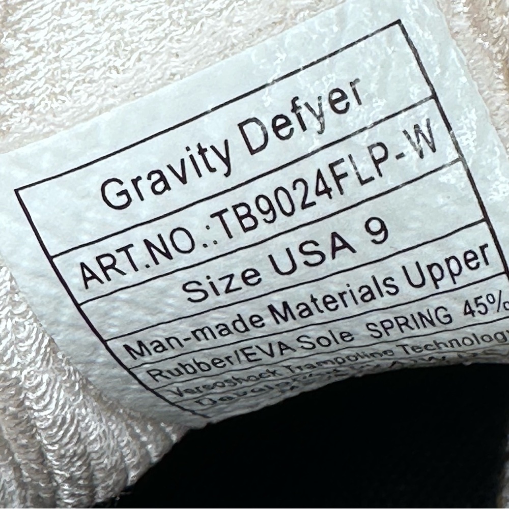 Women GDEFY Gravity Defyer Mighty Walk Black Athletic Shoes VersoShock Size 9 - Picture 8 of 8